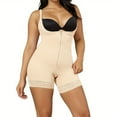 thumbnail image 4 of Pop Closets Fajas Colombianas Shapewear Post Surgery Compression Garment Tummy Control Body Shaper with Open Crotch, 4 of 7