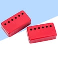 thumbnail image 4 of 2 piezas pastilla totalmente cerrada cubierta de metal sola bobina pastillas pastilla Humbucker guitarra cubierta de latón (rojo), 4 of 7