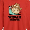 thumbnail image 3 of Instant Message - Whoah Partner Snail - Toddler & Youth Long Sleeve Graphic T-Shirt, 3 of 6