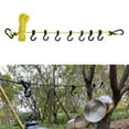 thumbnail image 3 of BLEEUS Camping Clothesline Windproof Hanging Rope For Hiking Yellow Reflective, 3 of 7