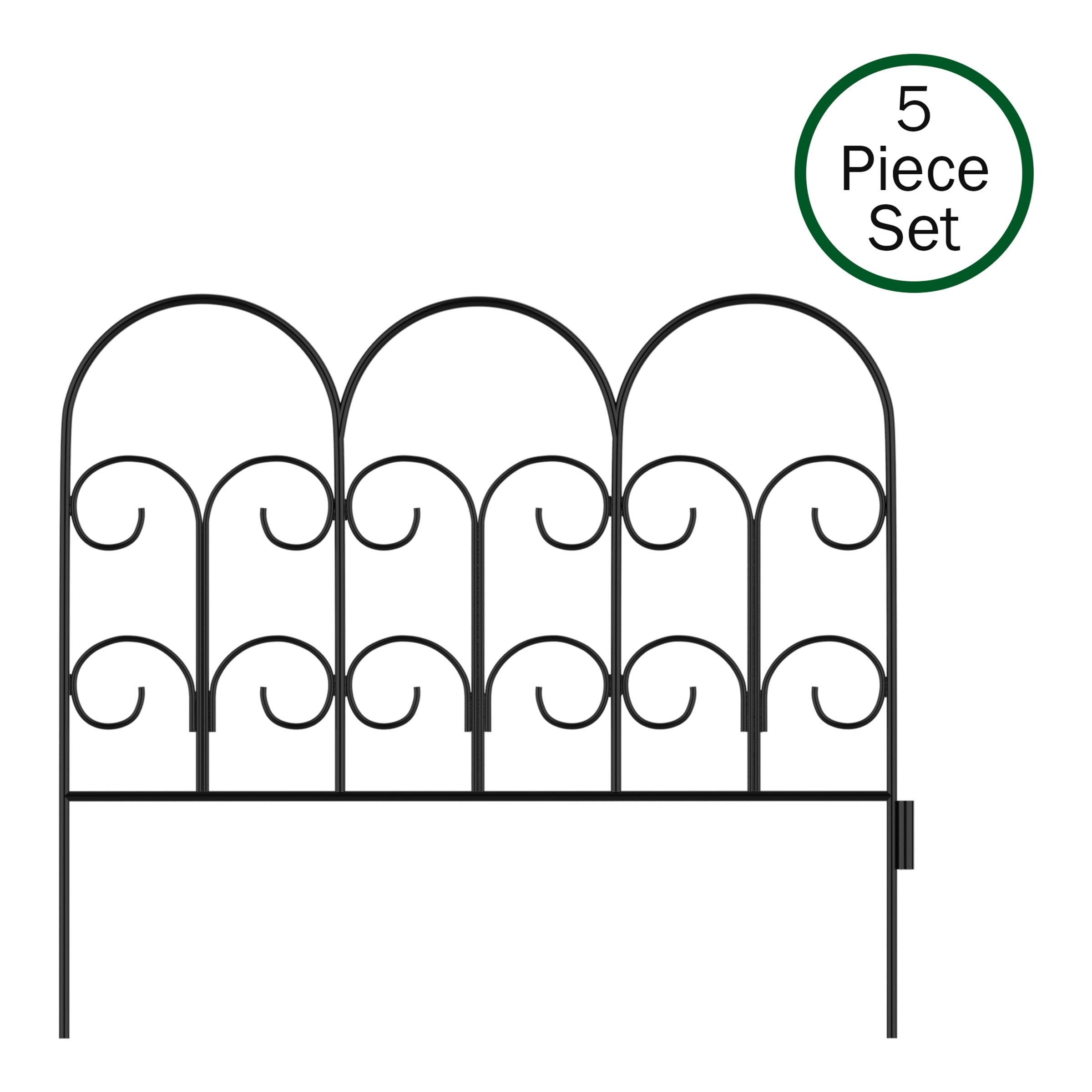 Set of 5 Panels for Iris Decorative Edging Flower Beds & Landscaping