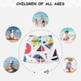 thumbnail image 6 of FORMRS Boys Swim Trunks Quick Dry Mesh Liner Boardshorts Sizes XS-XL, Black Retro Pattern, 6 of 7