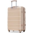 thumbnail image 6 of Rugerasy 3 Pcs ABS Hardside Luggage Set, 360° Spinner Wheels, TSA Lock, 24" And 28" Expandable, Lightweight Suitcases (20" 24" 28" Available), 6 of 9