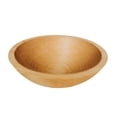 thumbnail image 3 of Solid Sugar Maple Wooden Bowl, Hand Turned Salad Bowl #1 Quality, 10 x 3 Inches, Serves 1-2, 3 of 7
