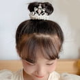 thumbnail image 6 of PearlScrunchies PrincessCrown Scrunchies PearlCrown PearlHair Tie Rhinestone Ponytail Holder PearlPonytail Holder, 6 of 8