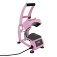 thumbnail image 2 of Fichiouy Hat Heat Press Machine for Caps with 2pcs Interchangeable Platens(5.59"x3.78", 4.92"x2.95"), Heat Transfer Printing Pink, 2 of 10