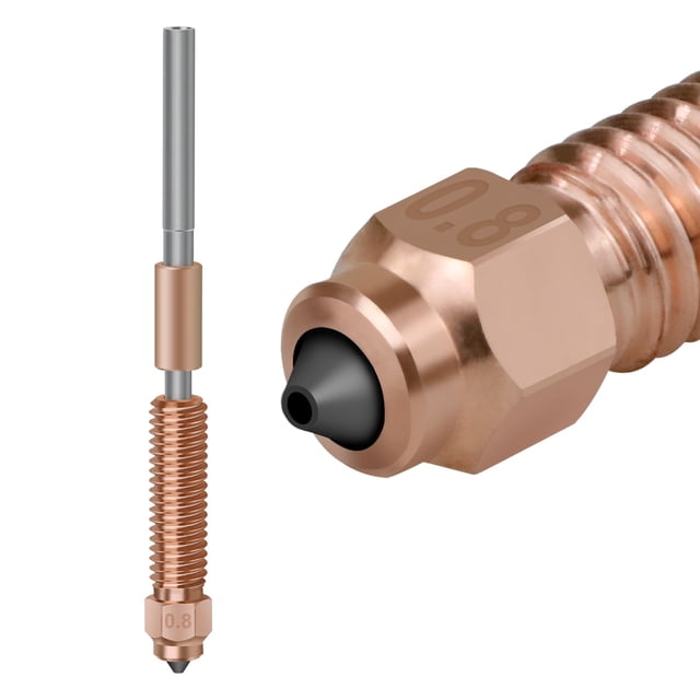 Boquilla de impresora 3D Xirbbo con punta de carburo de tungsteno de 0,8 mm para K1C/Ender3 V3