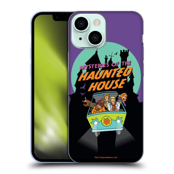 Head Case Designs Officially Licensed Scooby-Doo Seasons Haunted House Soft Gel Case Compatible with Apple iPhone 13 Mini