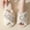 C, variant on Women's Fuzzy Cross Slippers Bride Wedding Slippers Gift Open Toe House Slipper Bedroom Shoe Indoor Outdoor
