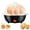 Black, variant on Fmxomd Mini Egg Cooker Electric - 6 Egg Capacity Soft Medium Hard Boiled Egg Maker with Auto Shut-Off - Easy Egg Cooker for Breakfast - Black Mini Egg Steamer