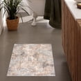thumbnail image 1 of Rug Branch Elara 2' x 4' (2'3" x 4') Grey/Beige Abstract Indoor Doormat Rug, Contemporary, Medium Pile, Stain-Resistant Entry Carpet - Front Door, Mudroom, Hallway and Kitchen, 1 of 7