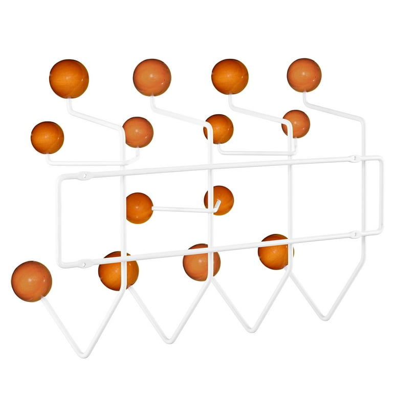 Modway Gumball Coat Rack in Caramel