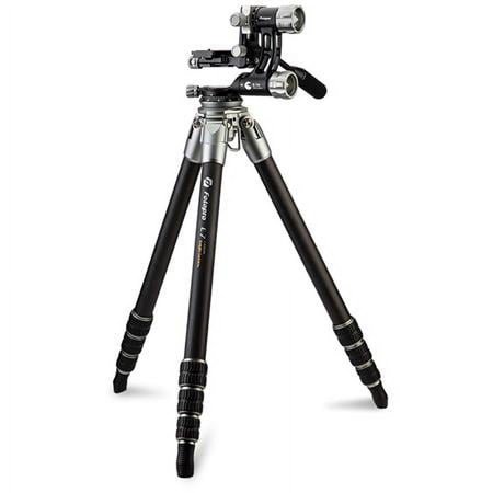 UPC: 6944326359111 | E-7 Eagle Series 4-Section Carbon Fiber Tripod with Gimbal Head