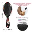thumbnail image 6 of Black Christmas Gnome and Gift Pattern Hair Brush,Girls Detangling Hair Brush,Glide Through Tangles with Ease for Wet & Dry Hair,8.8"X2.8", 6 of 7