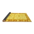 thumbnail image 2 of Ahgly Company Indoor Rectangle Oriental Yellow Modern Area Rugs, 2' x 4', 2 of 4
