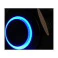 thumbnail image 2 of JacobsParts Latching Pushbutton ON/OFF Maintained Power Switch Circular Metal Silver with Blue LED fits 5/8" (16mm) Diameter Panel Cutout Hole, 2 of 5