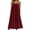 08# Wine, variant on Maxi Dress for Women Ihhxva Sleeveless Relaxed Fit Pleated Stretchable Summer Breathable - Spaghetti Strap Casual Beach Vacation Sundress Loose S-2XL