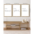 thumbnail image 2 of SHENIFY Memories Around the Table Farmhouse Wall Decor 16x24in3pcs Natural Framed Kitchen Wall Decor for Dining Room Wall Art Hanging Decoration, 2 of 5