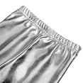 thumbnail image 3 of LOLANTA Girls Metallic Leggings, Kids Stretchy Tights, Ankle Length Shiny Dance Pants Size 6-26, 3 of 5