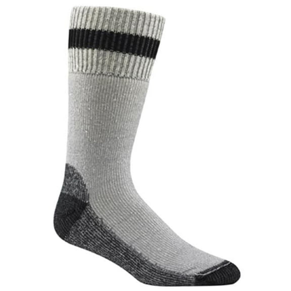F2062-792-XL Extra Large Diabetic Thermal Sock - Gray & Black