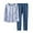 z929B-Sky Blue, variant on SGMVNU Little & Big Boys Girls Pajamas Set Kids Pj's Children's Homewear Long Sleeve Boys Cartoon Train Print Pajama Autumn Winter Warm Pajama(Size 5-6 Years,Grey)