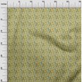 thumbnail image 3 of oneOone Polyester Lycra Dark Mustard Fabric Floral Craft Projects Decor Fabric Printed By The Yard 56 Inch Wide, 3 of 5