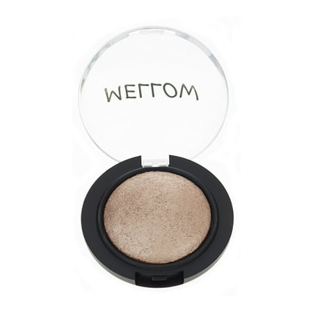 Mellow Cosmetics - Baked Eyeshadow - Peach (Best Gold Cream Eyeshadow)