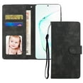 thumbnail image 4 of Samsung Note 20 Wallet Case, Shockproof PU Leather Kickstand Wallet Card RFID Blocking Magnetic Folio Holder with Strap, Book Style Anti-Scratch Phone Case For Samsung Galaxy Note 20,Black, 4 of 10