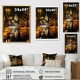 thumbnail image 4 of Designart "City Lights of Florida" Cityscapes Wall Art Living Room, 4 of 5