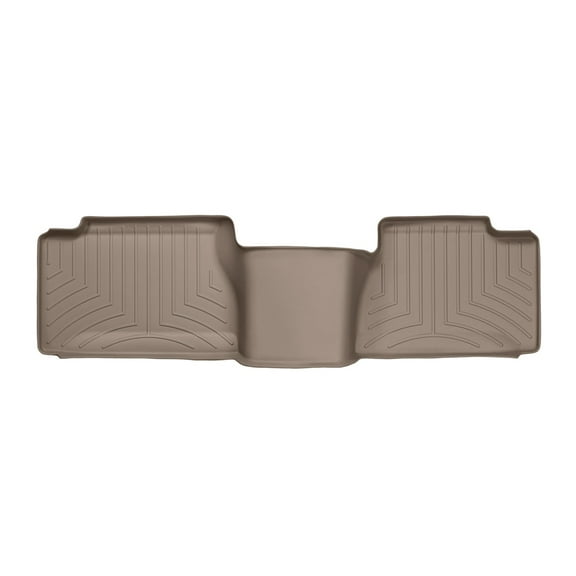 WeatherTech Custom Fit FloorLiners compatible with Silverado, Sierra - 2nd Row, Tan