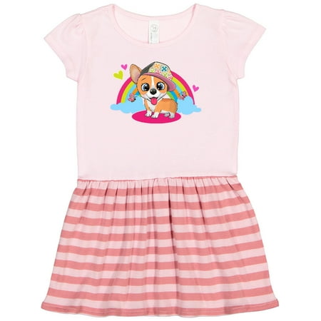 

Inktastic Corgi Dog Gift Puppy Gift Toddler Girl Dress