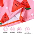 thumbnail image 4 of Aideaone Girls Rash Guard Swimsuit Long Sleeve Bathing Suit 2-Piece Set 3-10 Years, 4 of 5