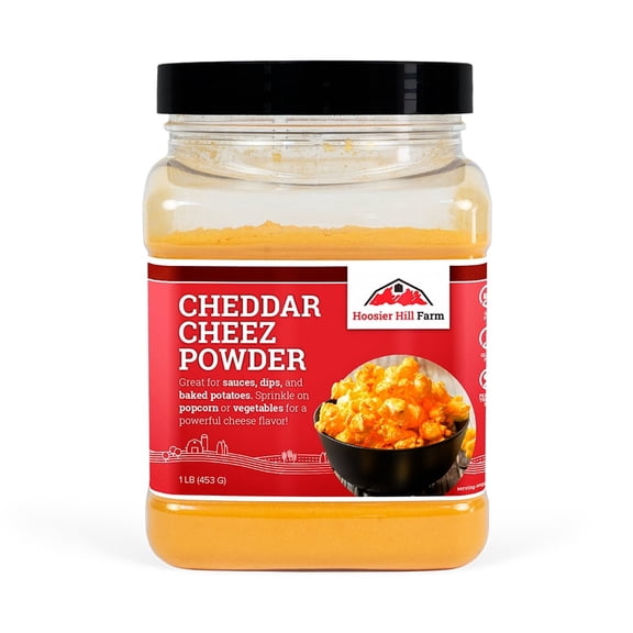 Hoosier Hill Farm Cheddar Cheez Powder, 1 lb Jar