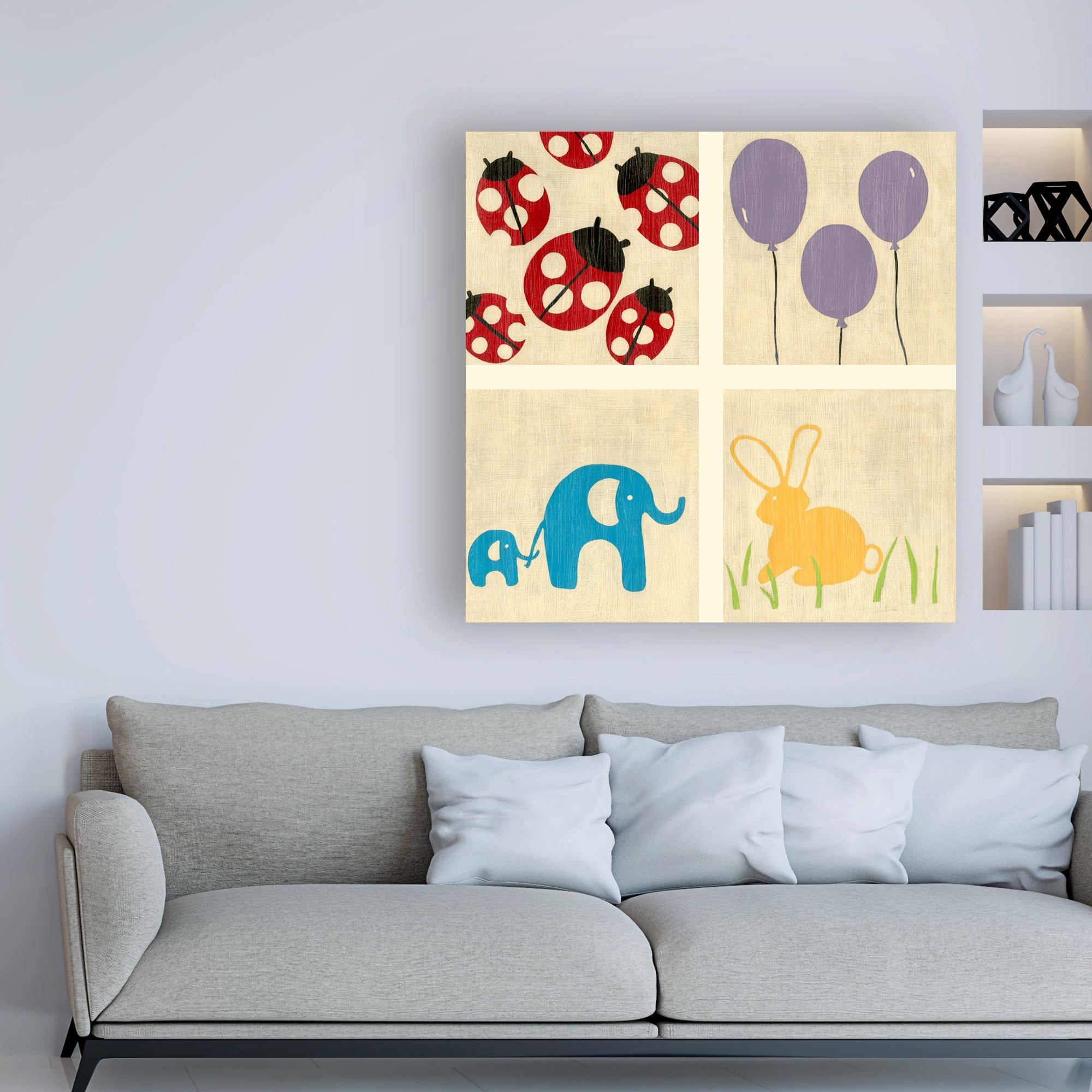Trademark Fine Art 'Best Friends Forever II' Canvas Art by Chariklia Zarris