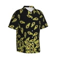 thumbnail image 2 of Avocado Hawaiian Shirts For Men, Summer Short-Sleeve Relaxed-Fit Button-Down Shirts 3x-Large, 2 of 9
