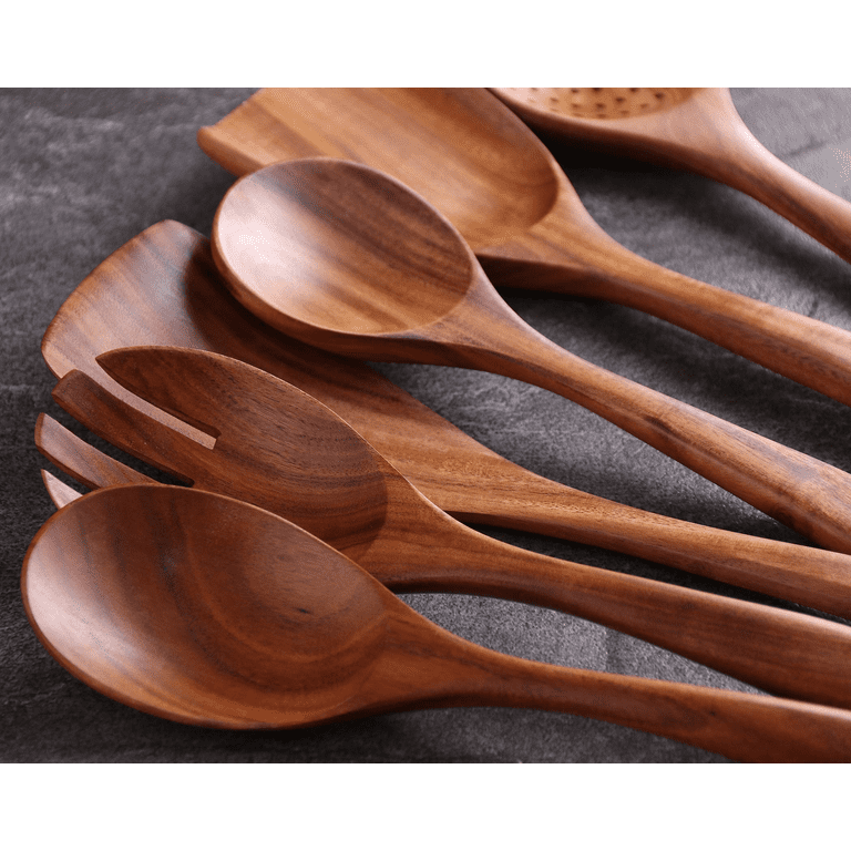 UPGRADE YOUR COOKING GAME WITH TEAK WOOD UTENSILS - Tilly Living