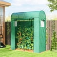 thumbnail image 2 of Outsunny Mini Serre, Serre de Jardin Portable avec Housse PE, Vert, 2 of 10