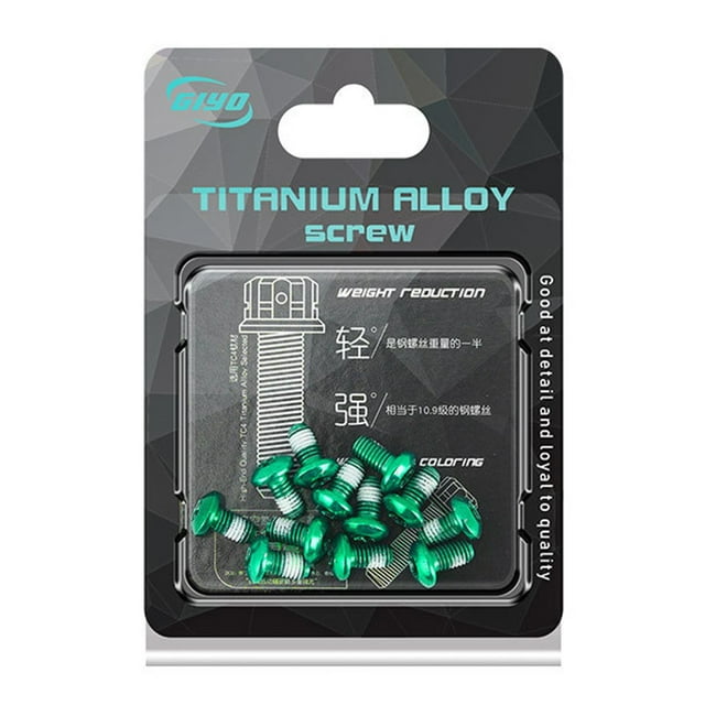 Mountain Bike Stainless Disc Brake for ROTOR Bolts(12 Pack) M5 X 9mm, T25 Torx