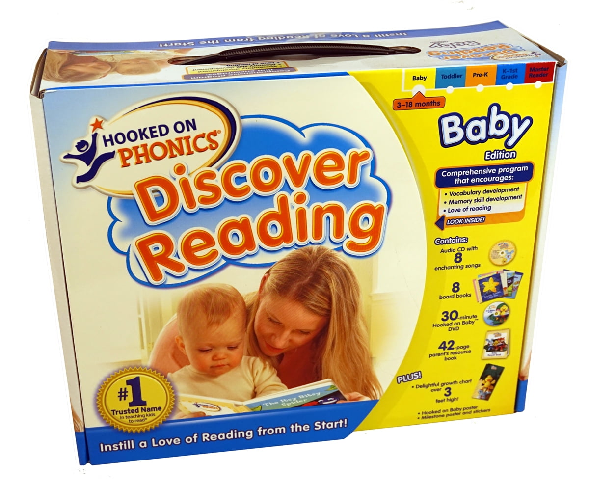 Hooked on Phonics Discover Reading Baby Edition Boxed Set Includes