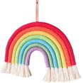 thumbnail image 1 of Rainbow Wall Hanging Hand Woven Rainbow 6, 1 of 1