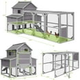 thumbnail image 6 of MEDEHOO Chicken Coop 55ft² Large Chicken House with Run Wooden Hen House Poultry Cage with 6 Large Nesting Boxes,10-15 Chickens, 6 of 8