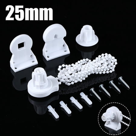 New 25MM Brackets Curtain Chain Tube Repair Kit Clip Accessories Tube-blind Spares Parts Roller Blind Fitting