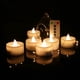 thumbnail image 5 of 6 Velas Sin Llama Que Funcionan con Pilas, Luces de Té LED, Velas Falsas, Velas Led con Temporizador de 6 Teclas, Control Remoto, 5 of 5