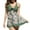 Dark Green, variant on Tankini Swimsuits for Women Mesh Skirt Boxer Split Ladies Bikini Swimwear V Neck Tank Top with Boy Shorts Bathing Suits