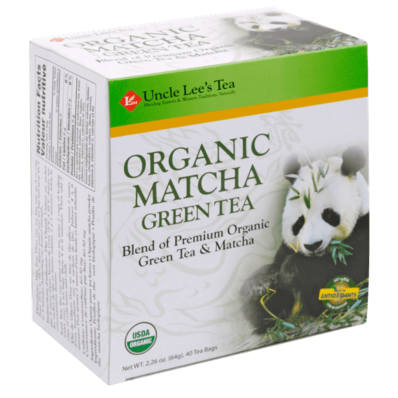 ORGANIC MATCHA GREEN TEA 40 COUNT, ORG MATCHA GREEN TEA
