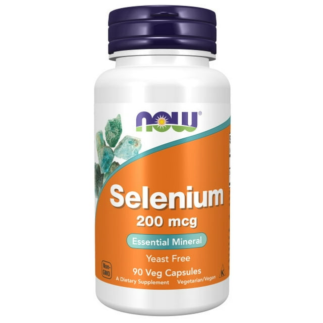 Now Foods | Selenio 200 mcg (90 Caps), Suplemento Mineral