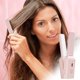 thumbnail image 5 of Puntoco Mini plancha de pelo con enchufe USB, rizador directo, rizador de pelo de doble propósito, no daña la férula de generación de energía, 5 of 5