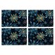 thumbnail image 2 of Decoraciones navideñas, adornos navideños, regalos navideños. Manteles individuales navideños de 4 piezas, 30x45 cm, manteles de mesa con copos de nieve invernales para fiestas, decoración de cocina y, 2 of 6