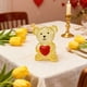 thumbnail image 4 of Adornos De Resina 1 Figurita De Oso En Forma De Corazón, De Resina Transparente, Para Decoración De Oficina, Estudio, Amarillo, 5.3x4.5x6cm Rkxzt, 4 of 9