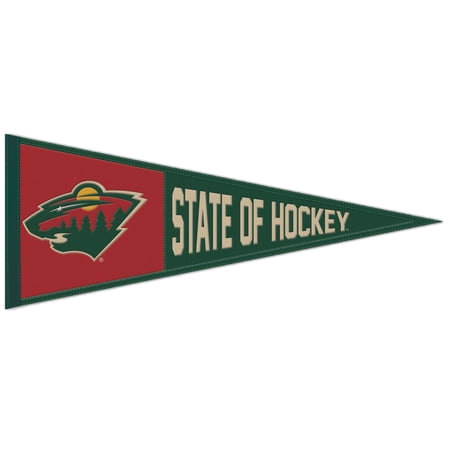 WinCraft Minnesota Wild 13 x 32 Retro Logo Wool Pennant